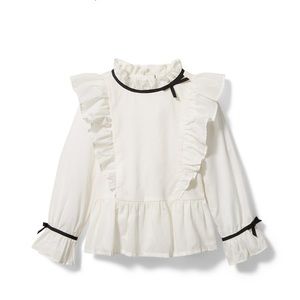 Ruffle Collar Top